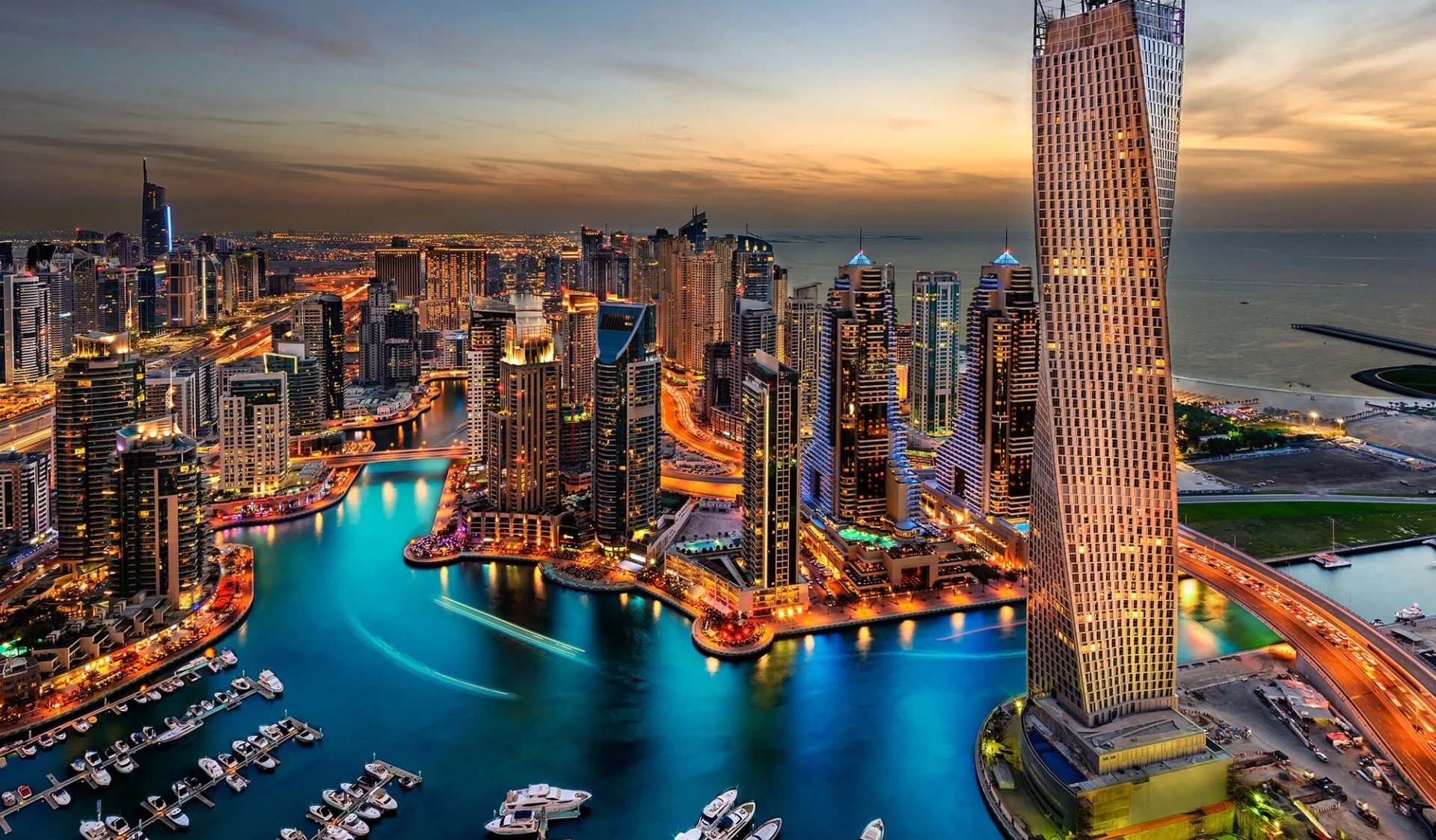 The Dubai Marina District